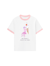 Áo Thun Ringer Relaxed Fit Lived On Ice Cream