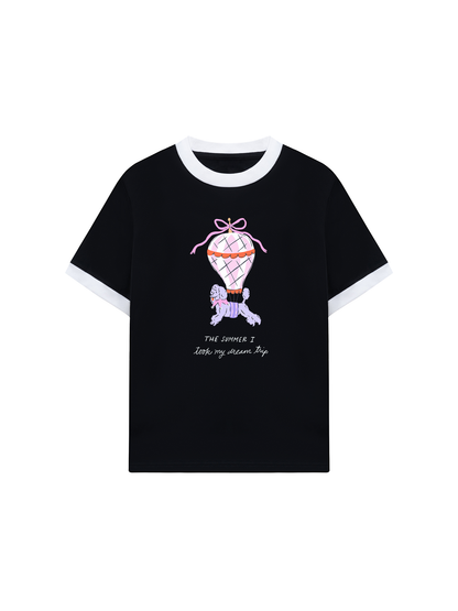 Áo Thun Ringer Relaxed Fit My Dream Trip