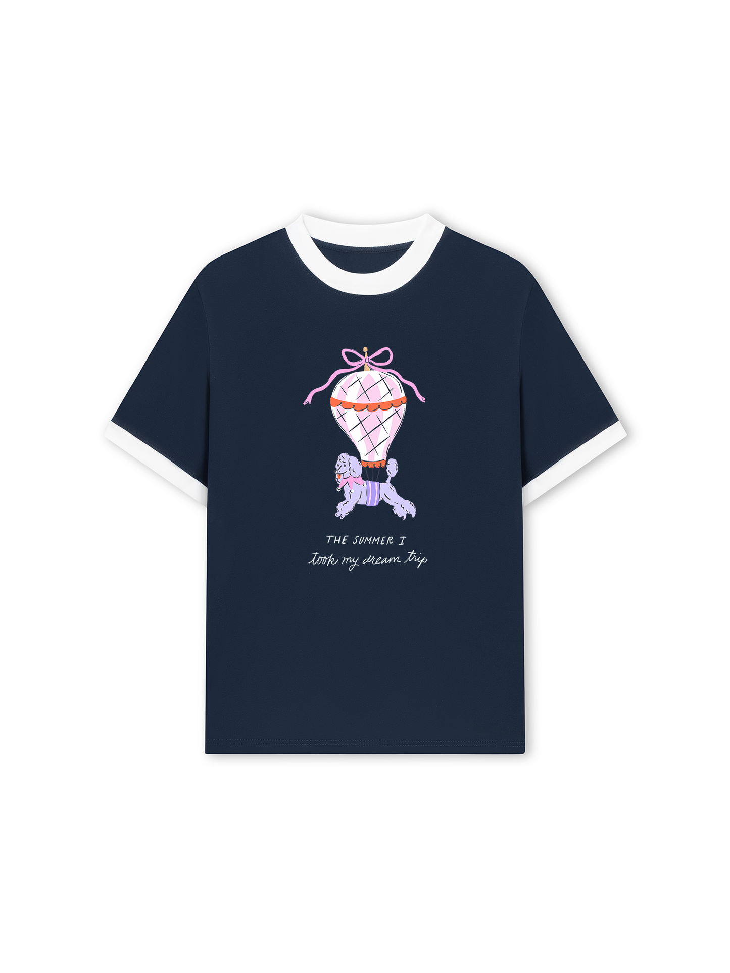 Áo Thun Ringer Relaxed Fit My Dream Trip