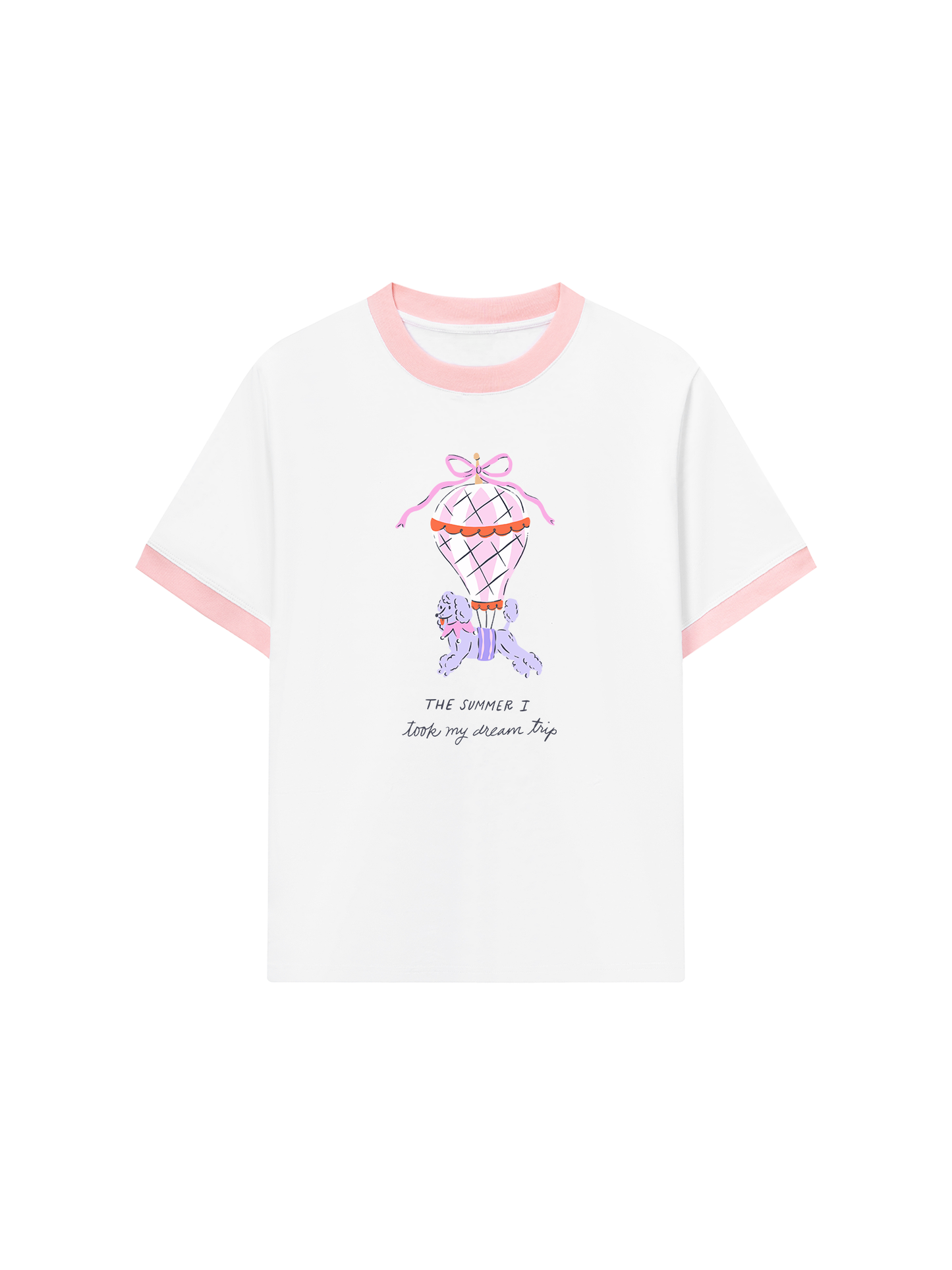 Áo Thun Ringer Relaxed Fit My Dream Trip