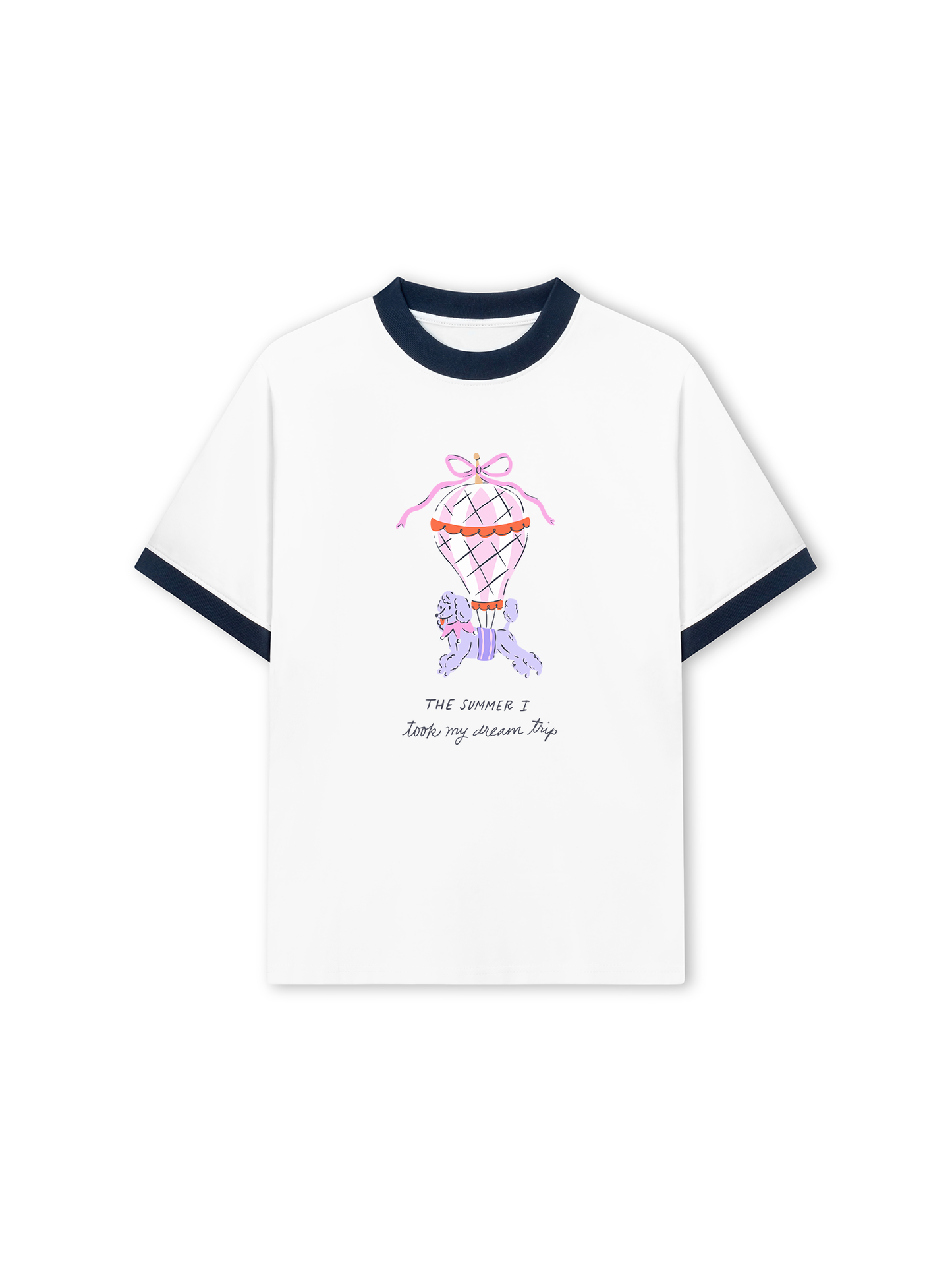 Áo Thun Ringer Relaxed Fit My Dream Trip