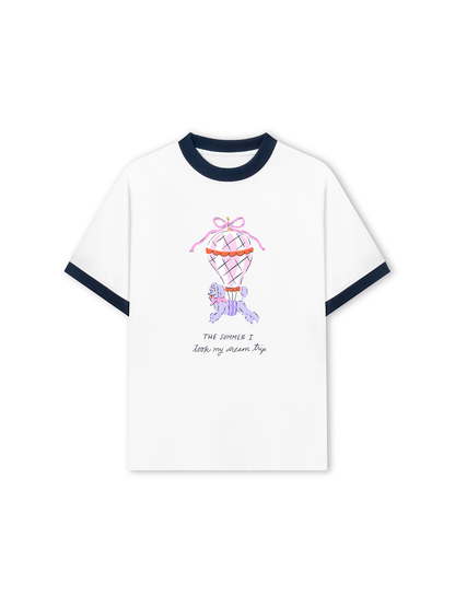 Áo Thun Ringer Relaxed Fit My Dream Trip