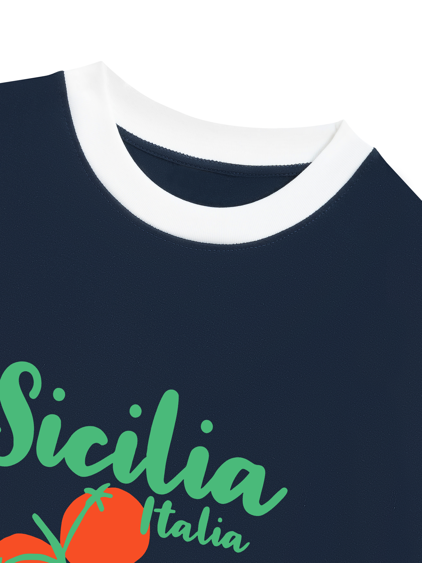 Áo Thun Ringer Relaxed Fit Sicilia Italia