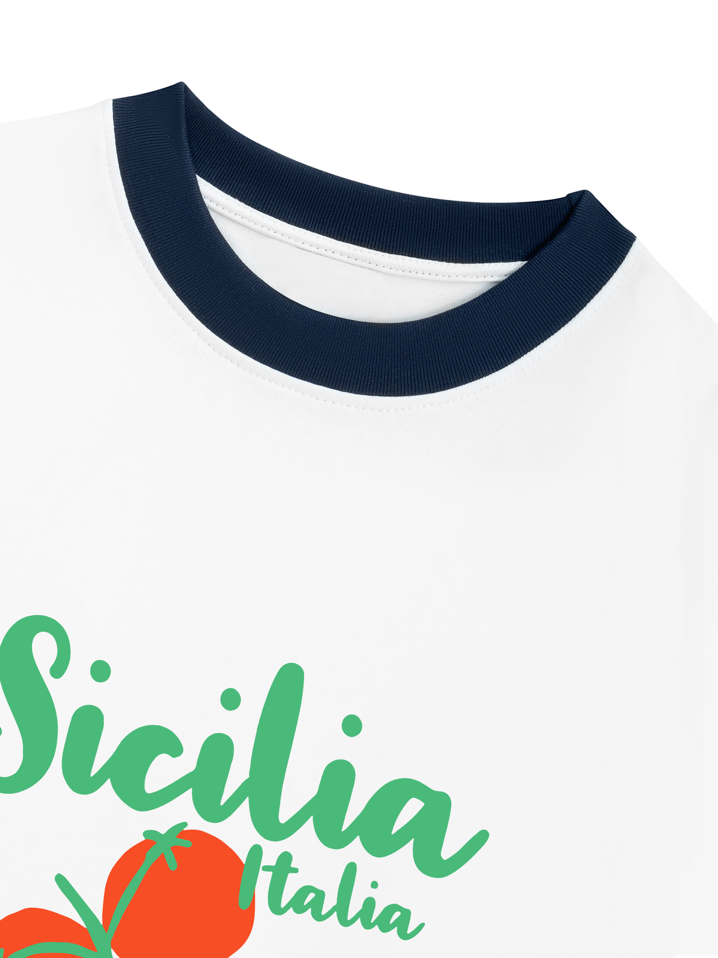 Áo Thun Ringer Relaxed Fit Sicilia Italia
