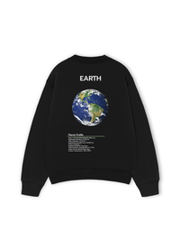Áo Sweater Nỉ Hai Da The Planet Profile Earth