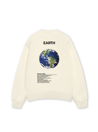 Áo Sweater Nỉ Hai Da The Planet Profile Earth