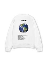 Áo Sweater Nỉ Hai Da The Planet Profile Earth