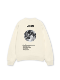 Áo Sweater Nỉ Hai Da The Planet Profile Moon