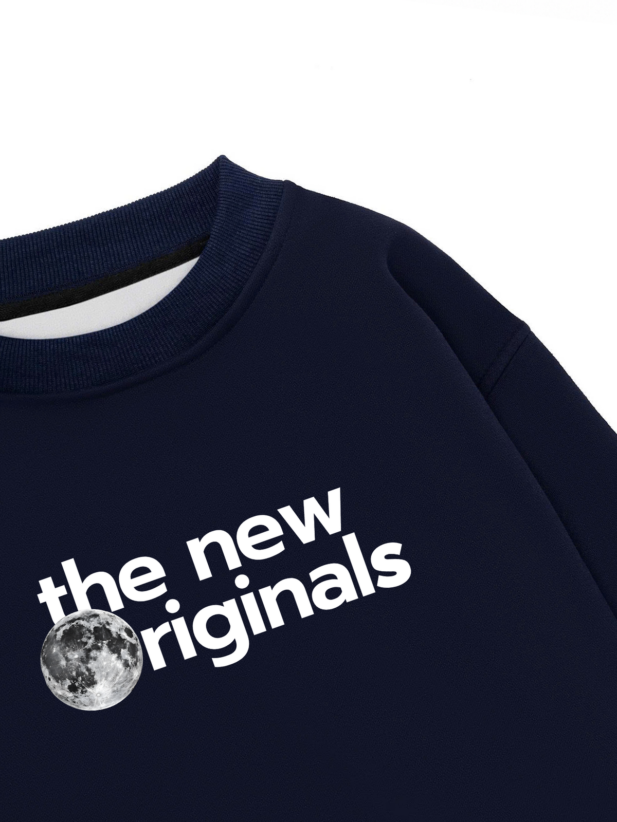 Áo Sweater Nỉ Hai Da The Planet Profile Moon