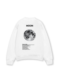 Áo Sweater Nỉ Hai Da The Planet Profile Moon