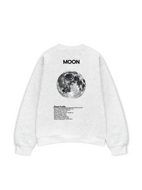 Áo Sweater Nỉ Hai Da The Planet Profile Moon