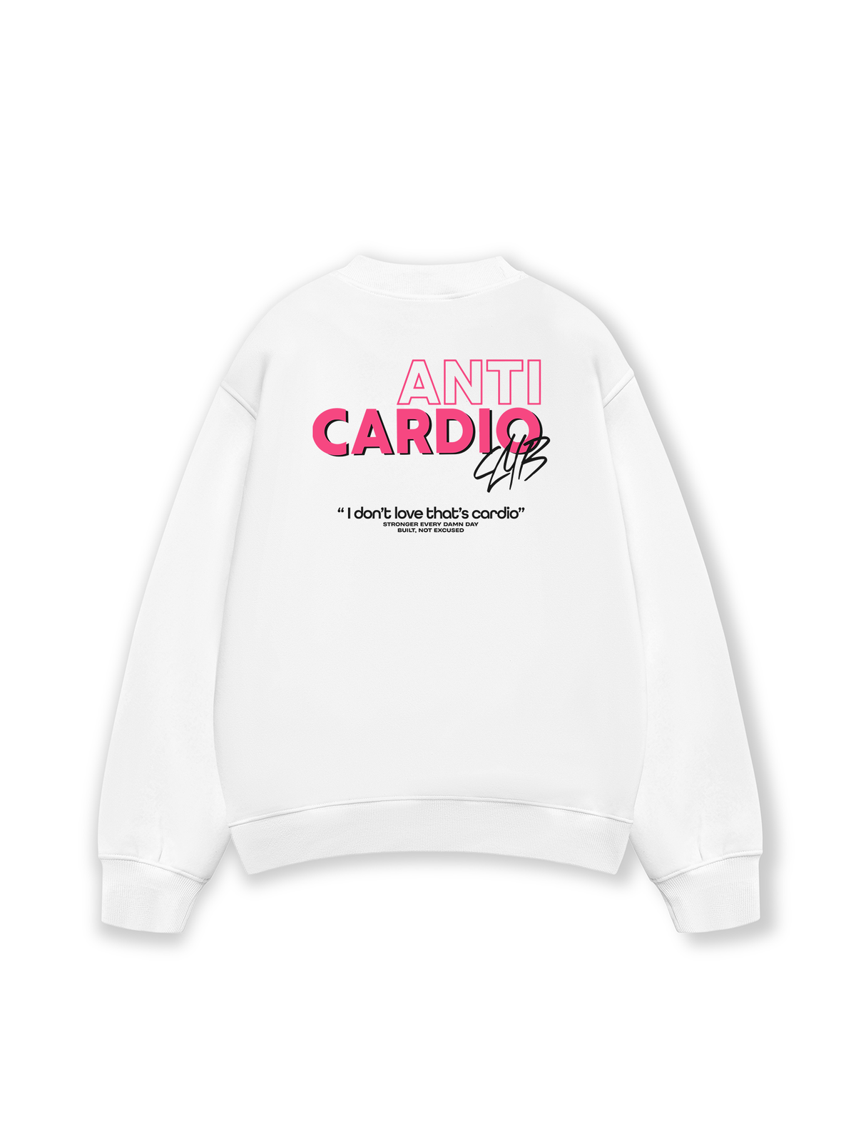 Áo Sweater Nỉ Hai Da Anti Cardio Club