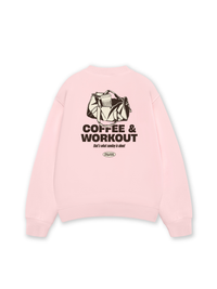 Áo Sweater Nỉ Hai Da Coffee & Workout