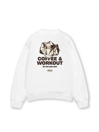 Áo Sweater Nỉ Hai Da Coffee & Workout