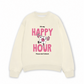 Áo Sweater Nỉ Hai Da Happy Hour