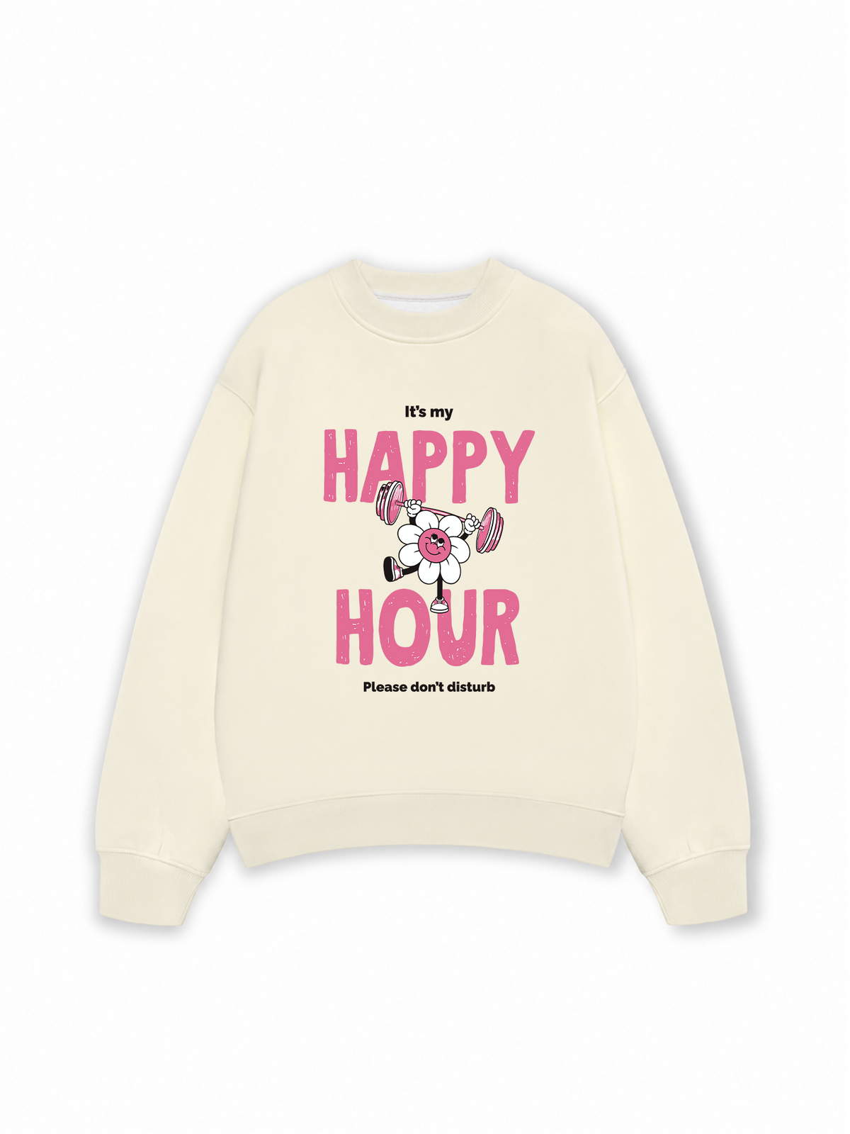 Áo Sweater Nỉ Hai Da Happy Hour