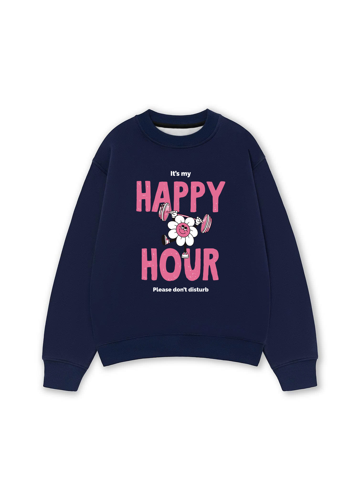 Áo Sweater Nỉ Hai Da Happy Hour
