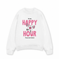 Áo Sweater Nỉ Hai Da Happy Hour