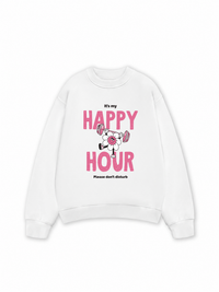 Áo Sweater Nỉ Hai Da Happy Hour