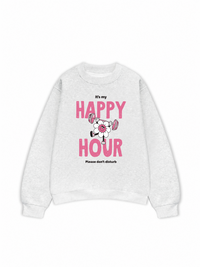 Áo Sweater Nỉ Hai Da Happy Hour