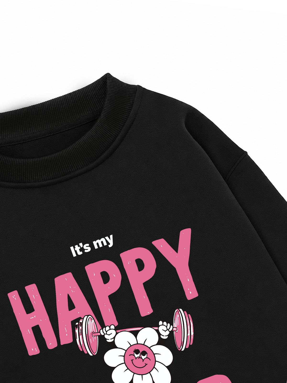 Áo Sweater Nỉ Hai Da Happy Hour