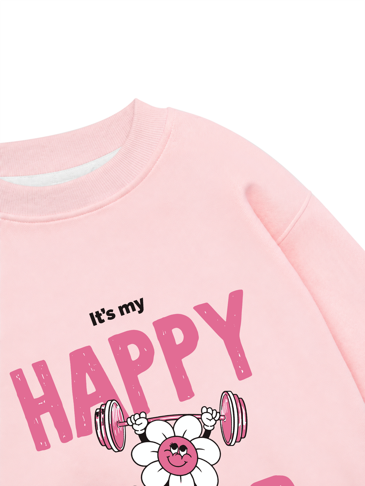 Áo Sweater Nỉ Hai Da Happy Hour