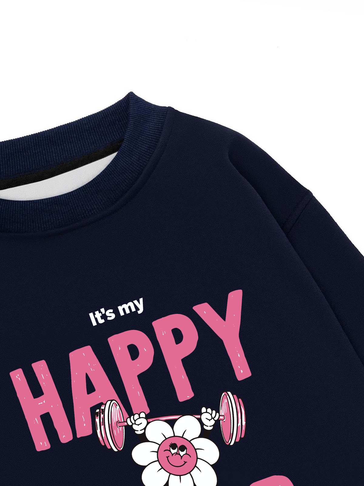 Áo Sweater Nỉ Hai Da Happy Hour