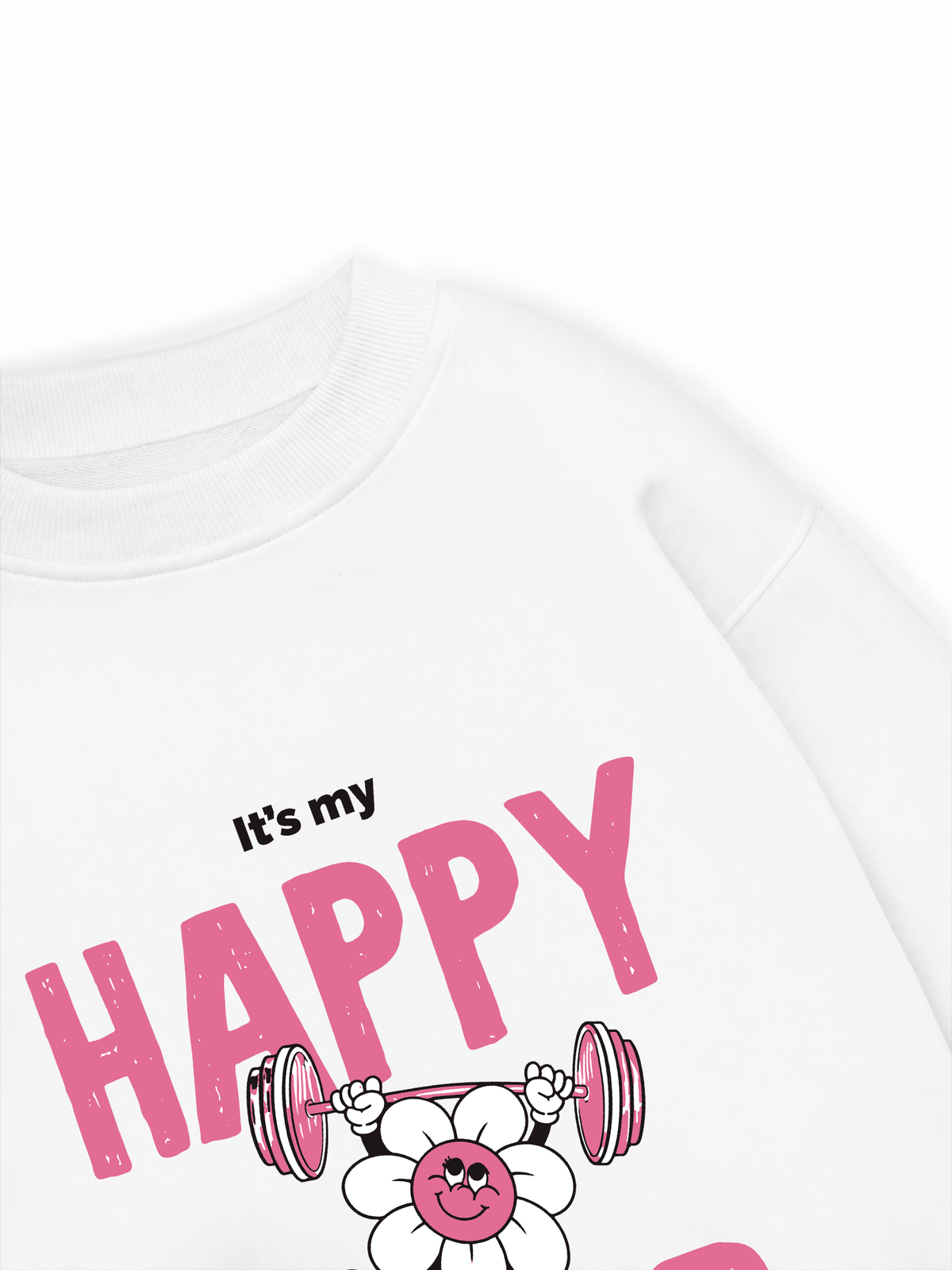 Áo Sweater Nỉ Hai Da Happy Hour