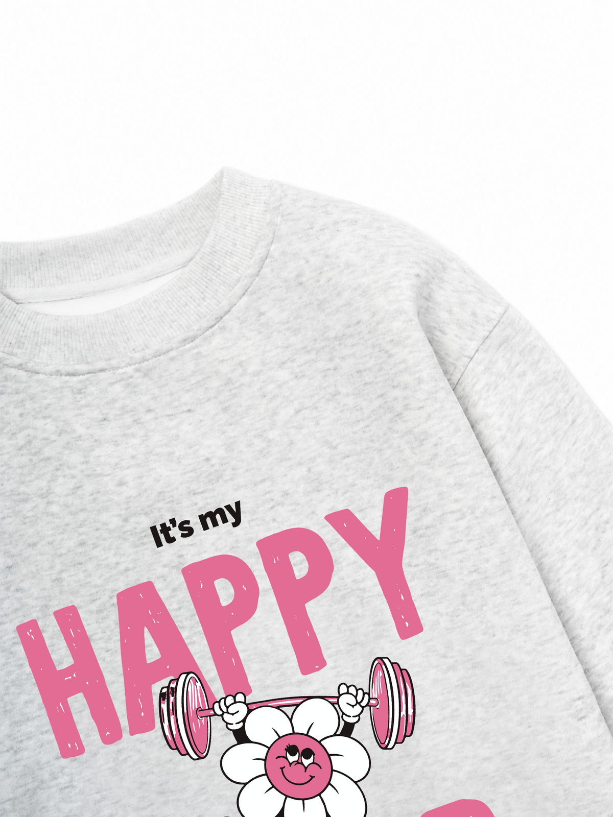Áo Sweater Nỉ Hai Da Happy Hour
