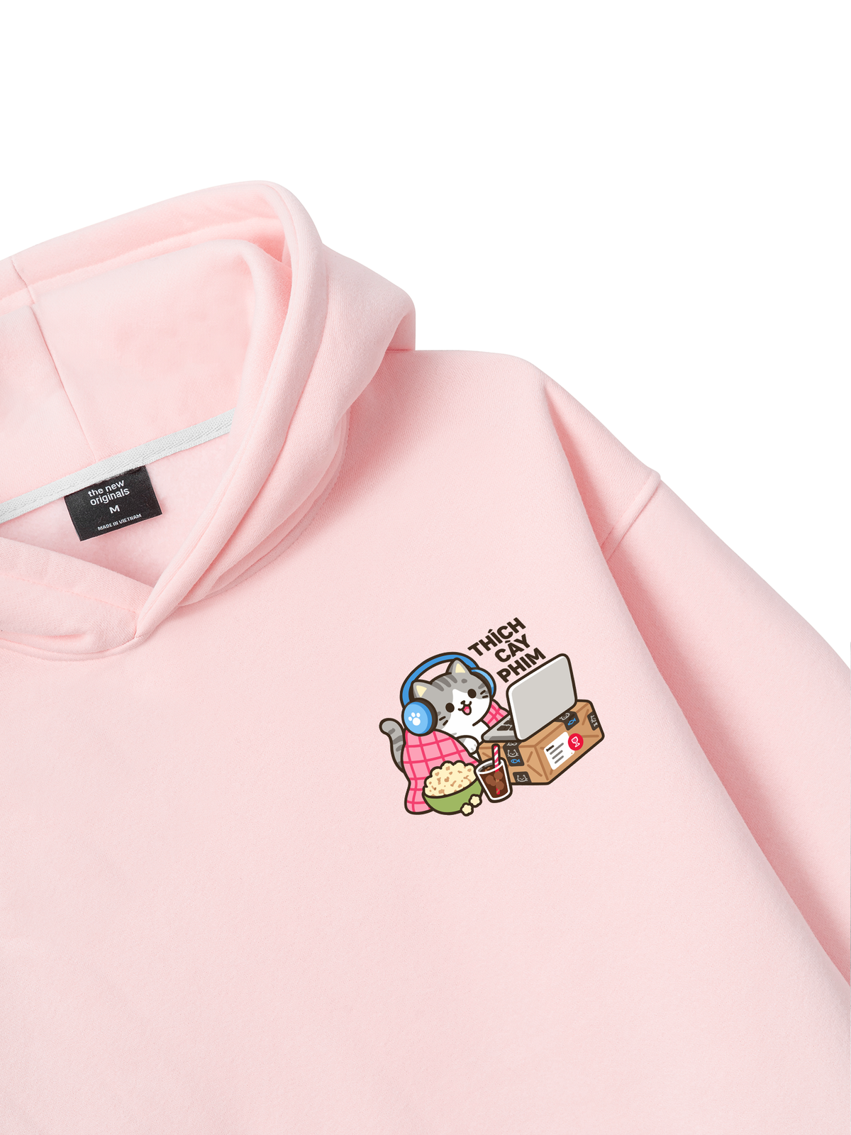 Thích Cày Phim-Mèo Xám Sọc Hoodie
