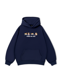 Thích Đi Câu-Mèo Cam Hoodie