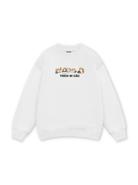 Thích Đi Câu-Mèo Cam Sweater