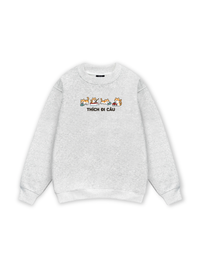 Thích Đi Câu-Mèo Cam Sweater