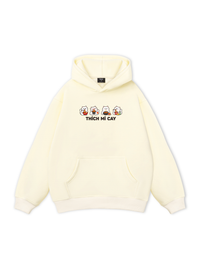 Thích Mì Cay-Mèo Trắng Hoodie