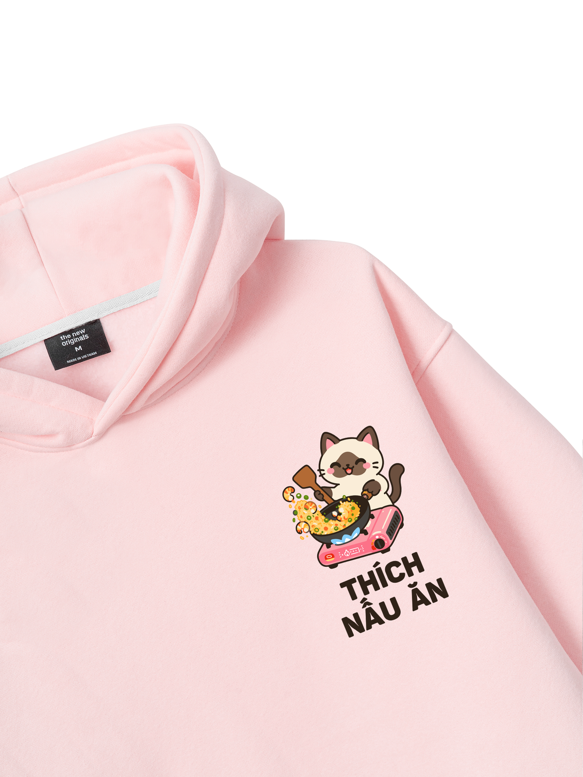 Thích Nấu Ăn-Mèo Xiêm Hoodie
