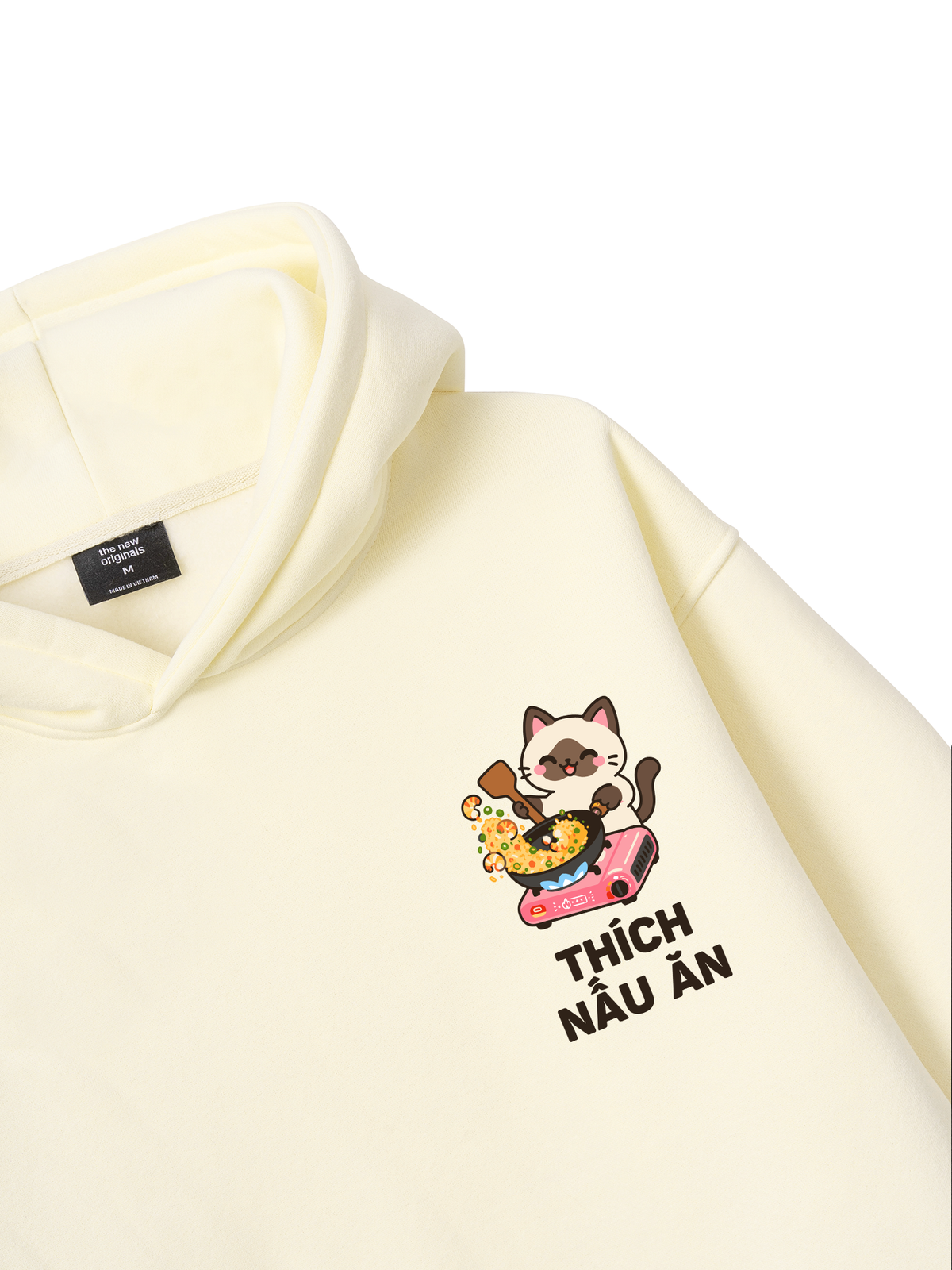 Thích Nấu Ăn-Mèo Xiêm Hoodie