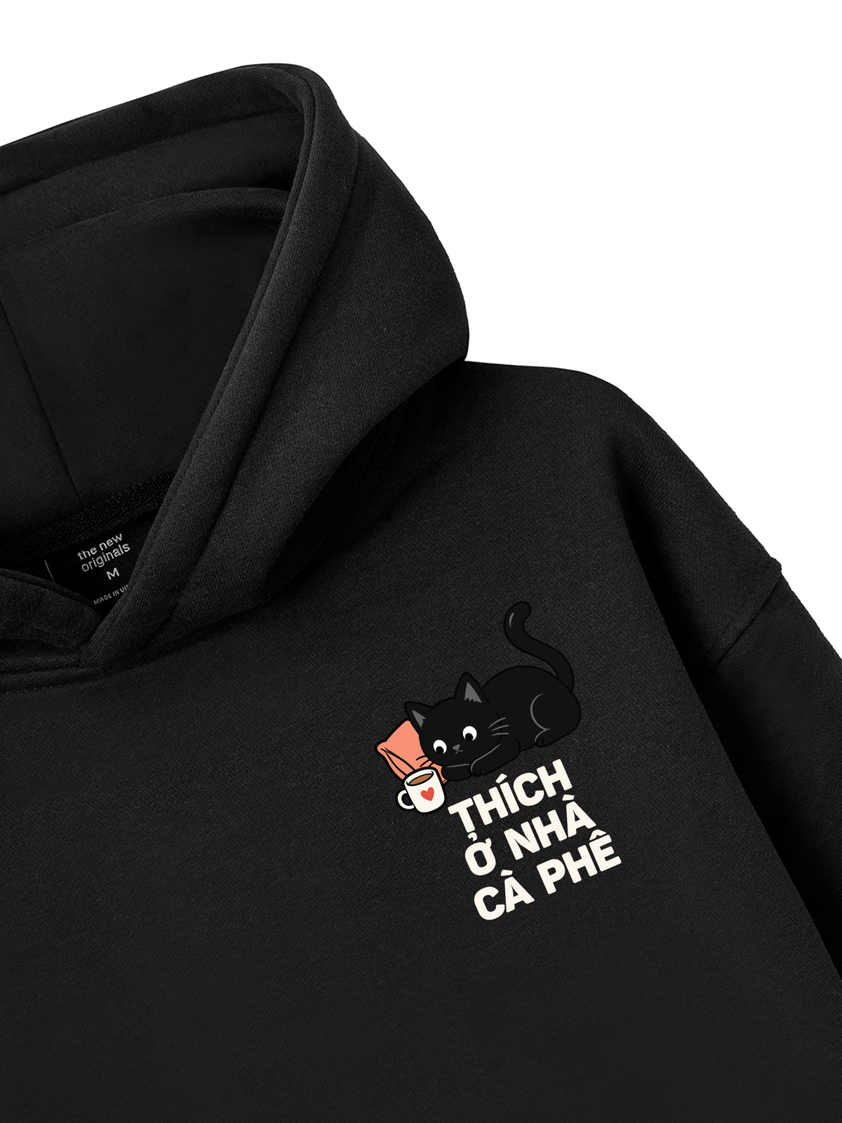 Thích Ở Nhà Cà Phê Hoodie