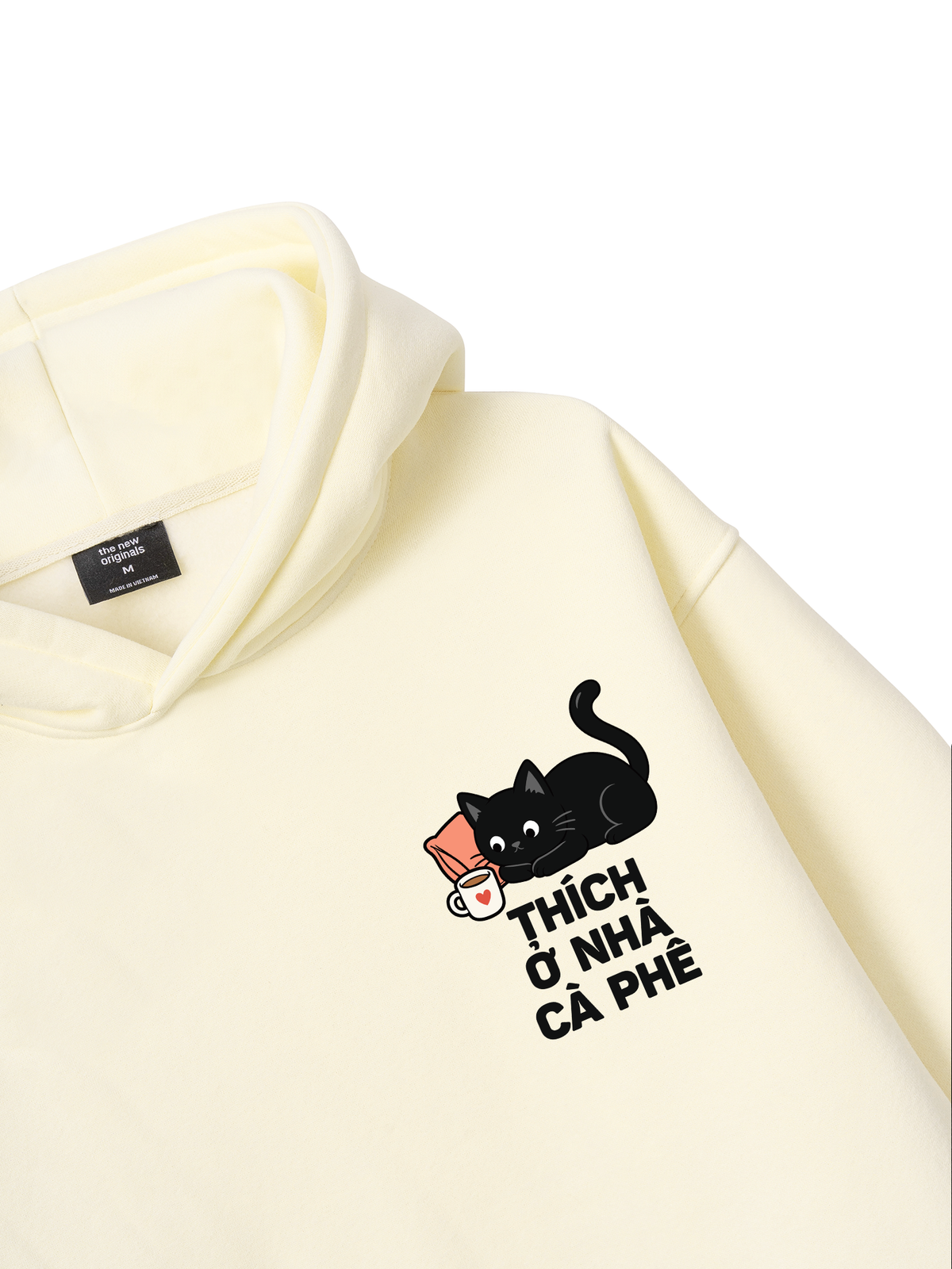 Thích Ở Nhà Cà Phê Hoodie