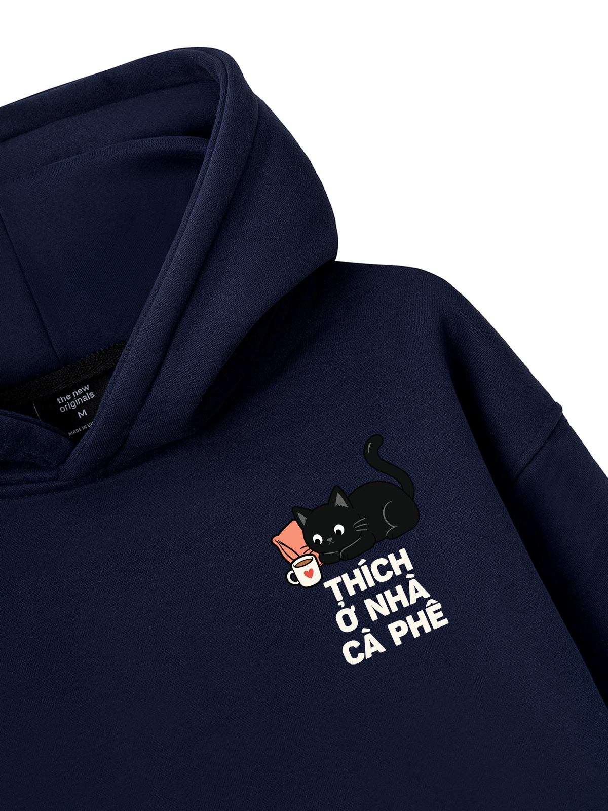 Thích Ở Nhà Cà Phê Hoodie