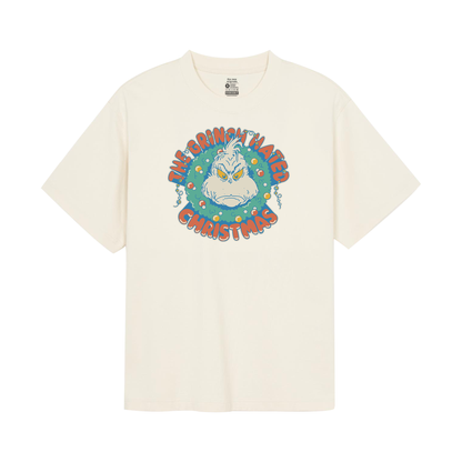 Áo Thun Relaxed Fit Movie The Grinch Hated Christmas