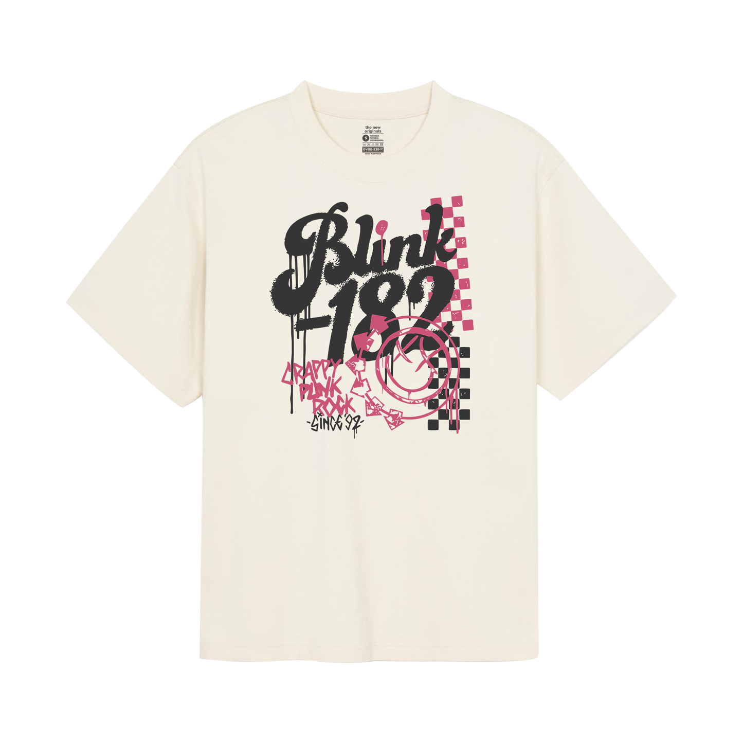 Áo Thun Relaxed Fit Blink 182 Crappy Punk Rock Since 92