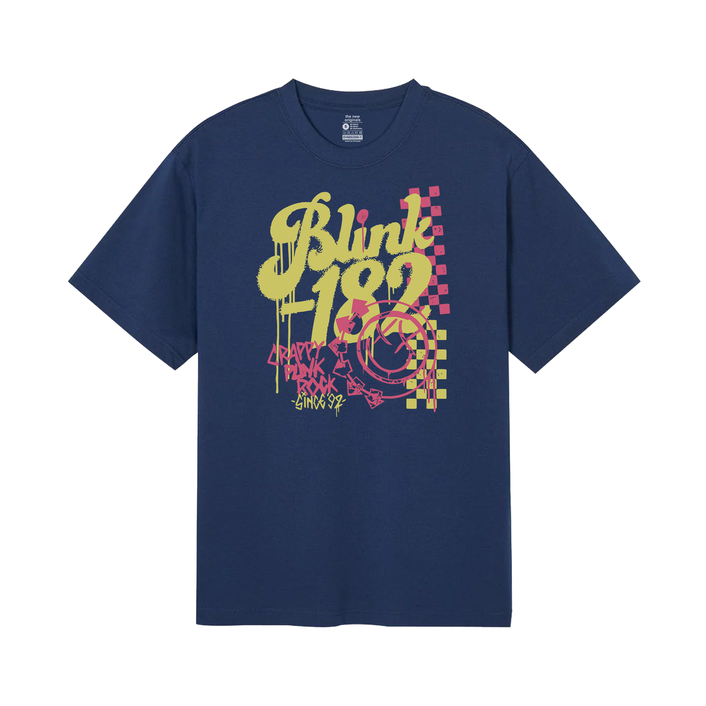 Áo Thun Relaxed Fit Blink 182 Crappy Punk Rock Since 92