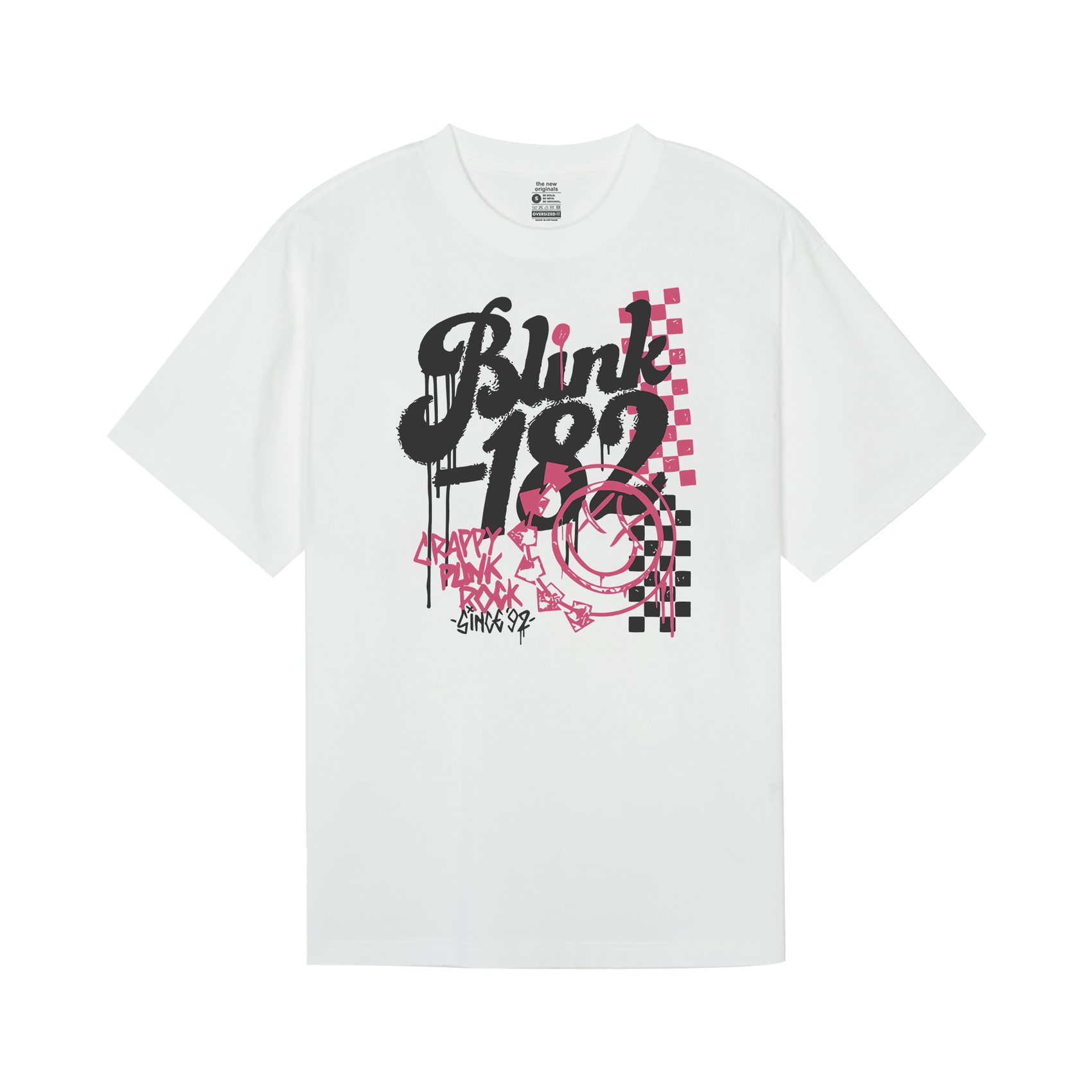 Áo Thun Relaxed Fit Blink 182 Crappy Punk Rock Since 92