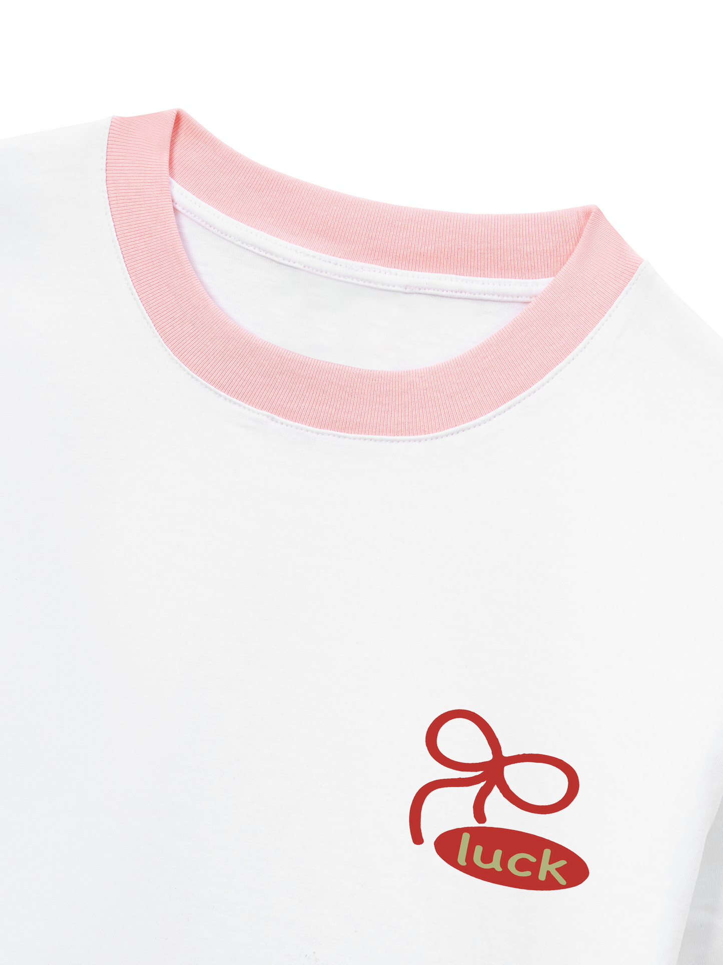 Áo Thun Ringer Relaxed Fit Summer Vibes Lucky Strawberry
