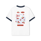 Áo Thun Ringer Relaxed Fit Summer Vibes Lucky Strawberry