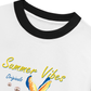 Áo Thun Ringer Relaxed Fit Summer Vibes Blue Starfish