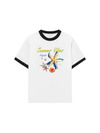 Áo Thun Ringer Relaxed Fit Summer Vibes Blue Starfish