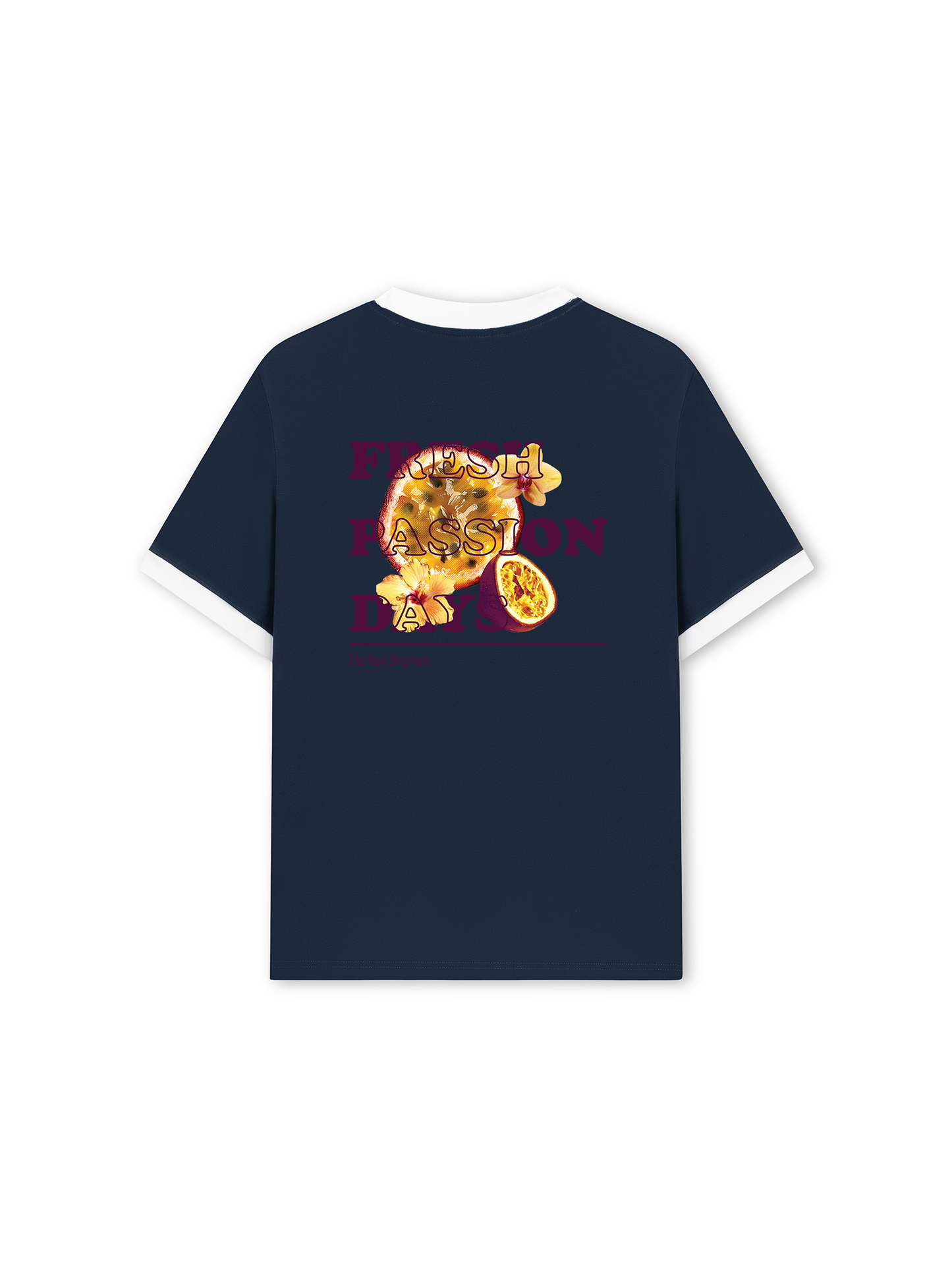 Áo Thun Ringer Relaxed Fit Summer Vibes Fresh Passion Days