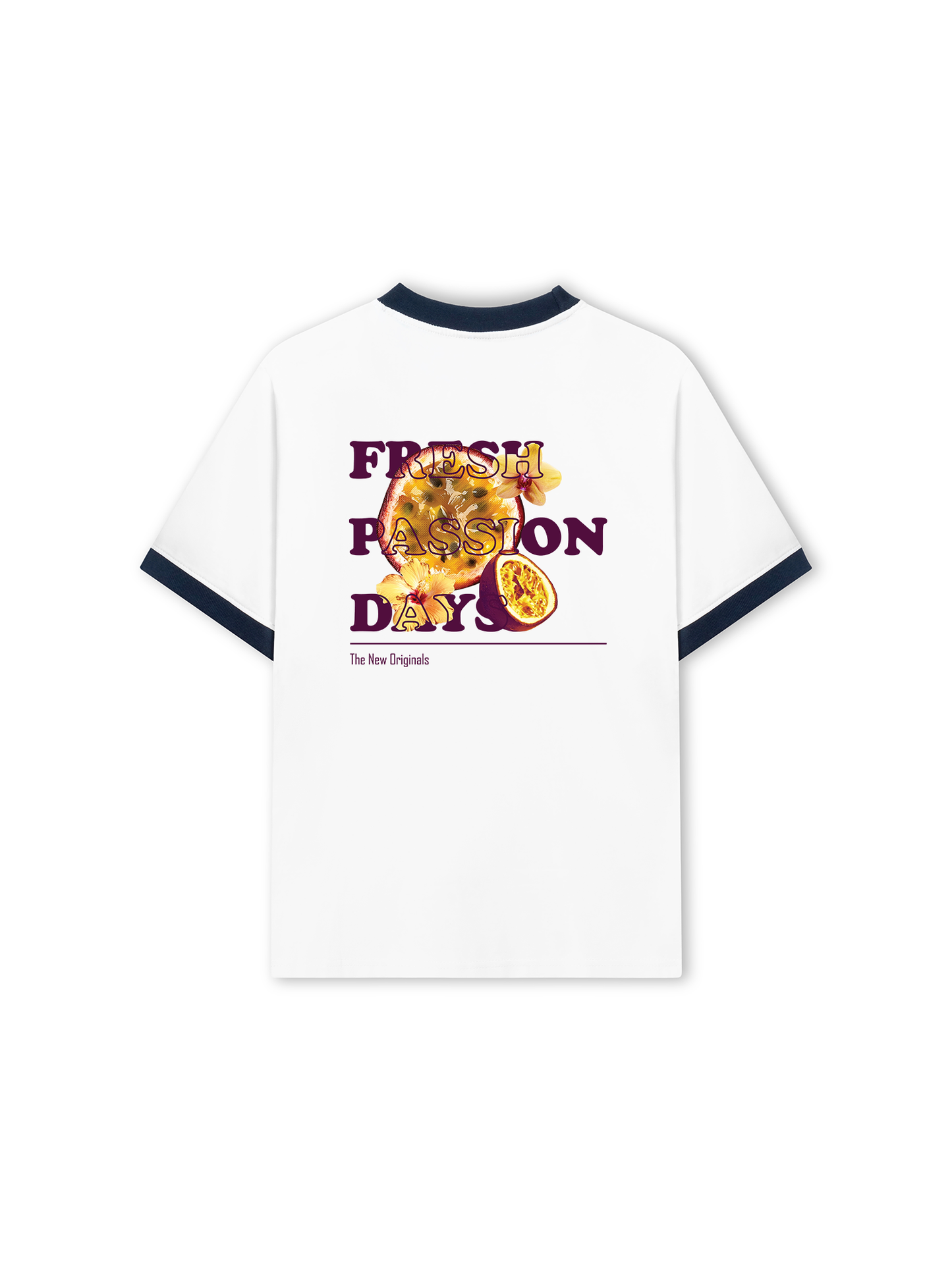 Áo Thun Ringer Relaxed Fit Summer Vibes Fresh Passion Days