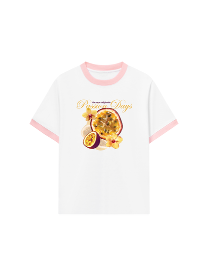 Áo Thun Ringer Relaxed Fit Summer Vibes Passion Days